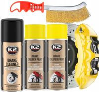K2 BRAKE CALIPER PAINT FARBA LAKIER DO MALOWANIA ZACISKÓW HAMULCOWYCH ŻÓŁTY