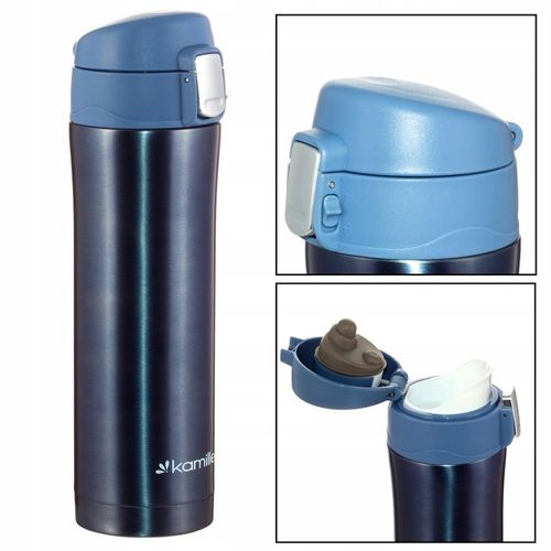 KUBEK TERMICZNY TERMOS STALOWY BUTELKA SZCZELNY pojemny bidon KAMILLE na Arena.pl