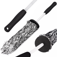 SZCZOTKA DO MYCIA FELG KOŁPAKÓW KÓŁ DETAILINGOWA Z MIKROFIBRY 44 CM