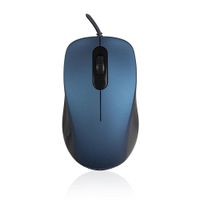 2X Mysz przewodowa MODECOM MC-M10S SILENT / optyczna / cicha / niebieska