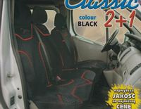 POKROWIEC UNIWERSALNY 2+1/DOSTAWCZY CLASSIC CZARNY