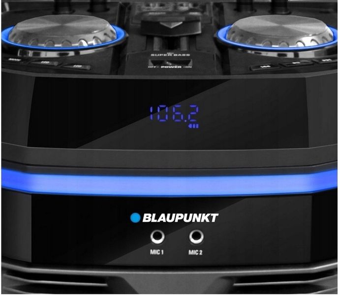 GŁOŚNIK BLAUPUNKT PS11DB BLUETOOTH KARAOKE 2MIK PILOT 1200W+ Głośnik PRIME3 zdjęcie 5