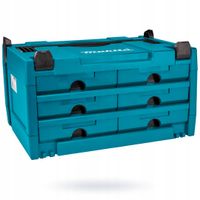 WALIZKA SYSTEMOWA MAKPAC Z SZUFLADAMI 3X2 P-84333 MAKITA