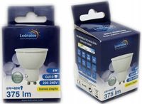 ŻARÓWKA DIODOWA GU10 6W 375LM CIEPŁA/ZIMNA W-WA