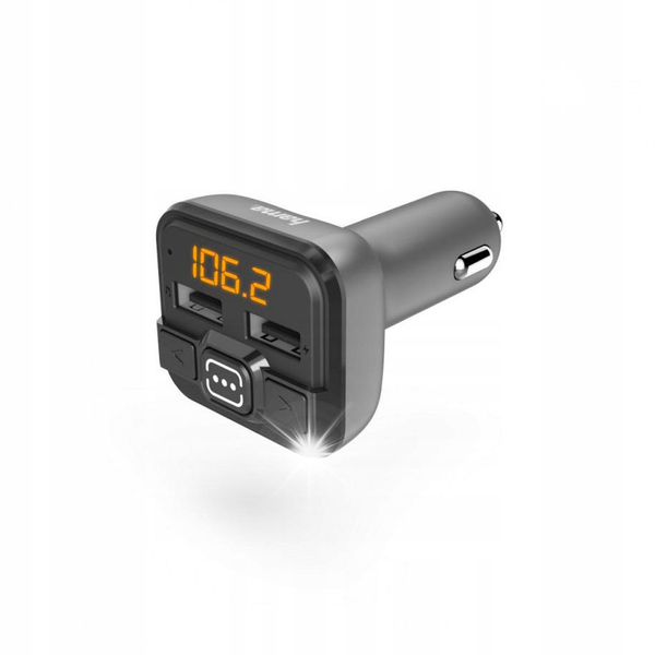 Transmiter FM HAMA 14164 Bluetooth Szary zdjęcie 1