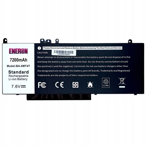 Bateria do DELL E5270 E5470 E5570 6MT4T na Arena.pl