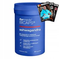 FORMEDS BICAPS ASHWAGANDHA 10% 60 KAPS NA STRES SEN PAMIĘĆ ZMĘCZNIE