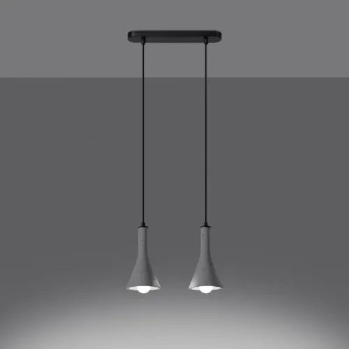 Lampa wisząca REA 2 beton na Arena.pl