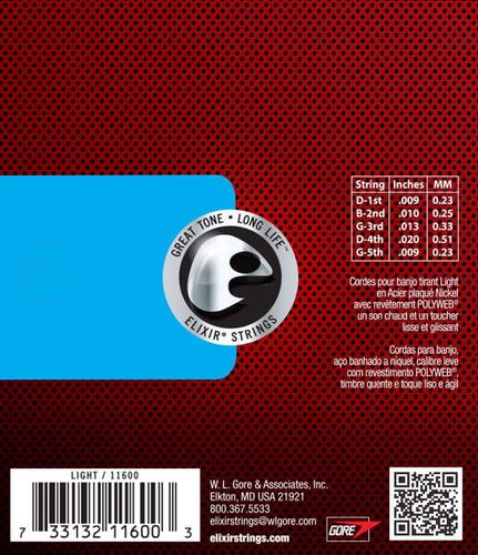 Elixir struny do banjo POLYWEB 9- 9 na Arena.pl