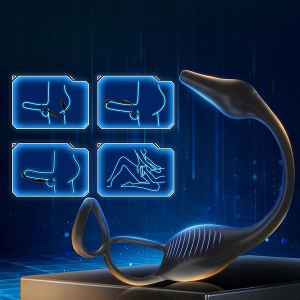 Masażer prostaty Cock Ring 7 trybów wibracji zdjęcie 12