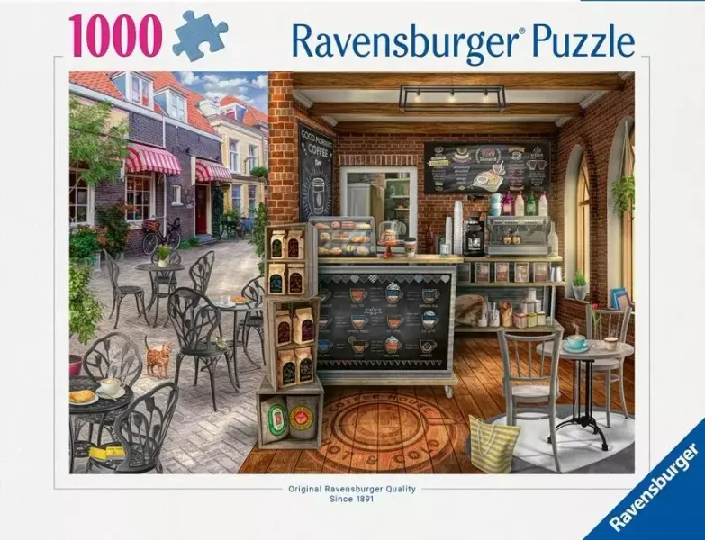 Puzzle 1000 Urocza Kawiarnia zdjęcie 1