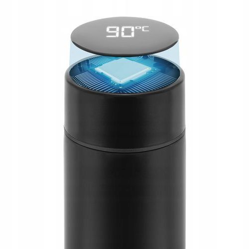 KUBEK TERMICZNY TERMOS LED 500ml NA KAWĘ HERBATĘ DOTYKOWY DO SAMOCHODU na Arena.pl