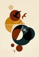 Plakat 68x98cm Kosmiczne Migracje