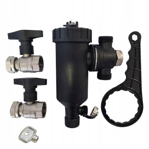 FILTR MAGNETYCZNY SEPARATOR ZANIECZYSZCZEŃ IBO 1'' IBF DN25 KLUCZ na Arena.pl