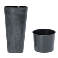 doniczka tubus slim effect  30x58 cm  antracyt