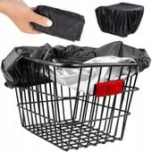 Koszyk rowerowy + pokrowiec na bagażnik rower tylny z pokrowcem