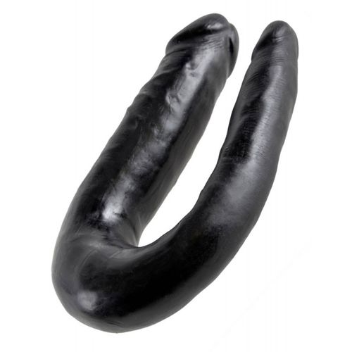 King Cock U-Shaped Small Dwustronne Dildo na Arena.pl
