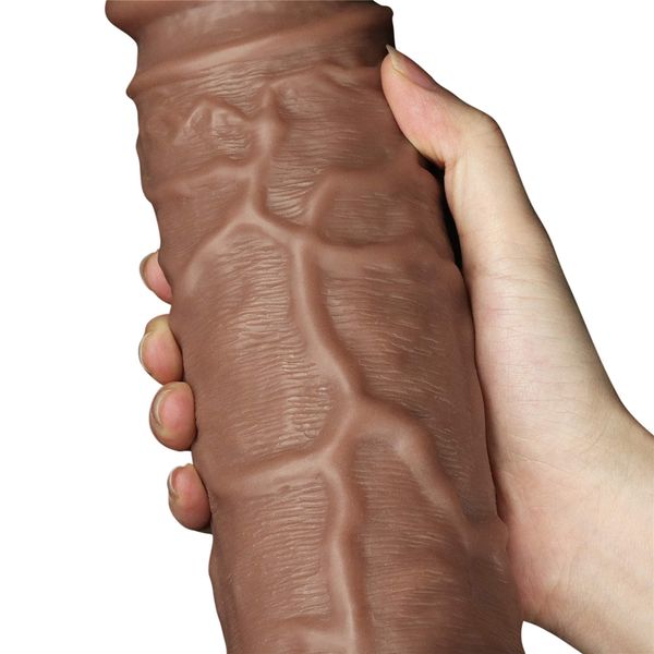 10.5'' Realistic Chubby Vibrating Dildo zdjęcie 9