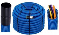 RURA KARBOWANA OSŁONOWA PE 2W Ø 75 DŁUGOŚĆ 25 AROT PESZEL 75 25mb