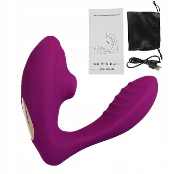 WIBRATOR SSĄCY CIPKĘ, MASAŻER MOTYLEK Z PENISEM, STYMULATOR ŁECHTACZKI zdjęcie 7