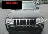 05-10 JEEP GRAND CHEROKEE - LIstwy chrom grill chromowan