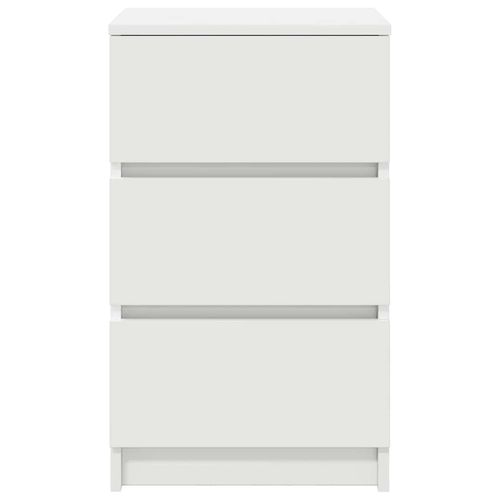 Szafka nocna z 3 szufladami Biała 39x35x65 cm na Arena.pl