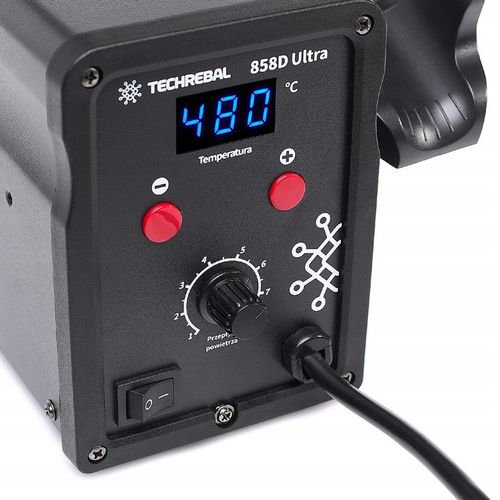 SPAWARKA do PLASTIKU Techrebal 858D ULTRA 750W ZSZYWACZ zgrzewarka na Arena.pl