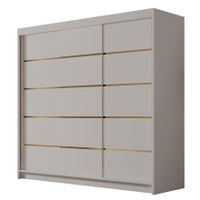 Szafa przesuwna EVO VII 200-pojemna garderoba-KASZMIR