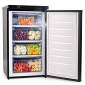 Mała zamrażarka szufladowa 85L 4 Wysuwane Szuflady 41dB 85cm czarna Pojemna