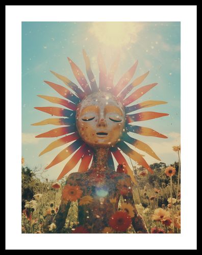 Plakat 30x40cm Słoneczna Medytacja na Arena.pl
