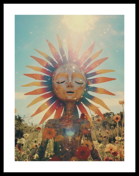Plakat 30x40cm Słoneczna Medytacja zdjęcie 3