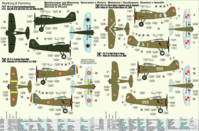 PZL P-7 Flugzeugfuhrerschule, B-36, 1:72 zdjęcie 2