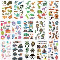 DUŻY ZESTAW TATUAŻY ZMYWALNYCH TATUAŻE DLA DZIECI NA IMPREZĘ, DUŻO WZORÓW