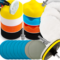 Gąbki Polerskie Futro Na Wkrętarkę Papiery Ścierne Pad Adapter Do Polerowan