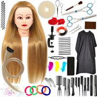 Główka głowa fryzjerska treningowa Ola 70cm zestaw do czesania włosy włos
