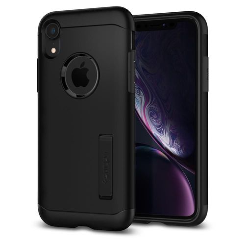 Spigen Slim Armor do iPhone XR black na Arena.pl