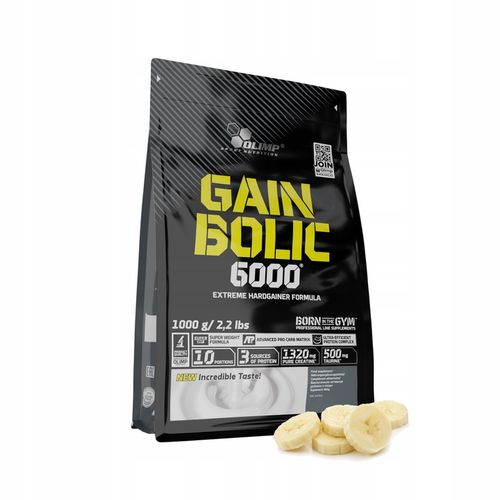 OLIMP GAIN BOLIC 6000 1000g BIAŁKO WPC WĘGLOWODANY WHEY KONCENTRAT na Arena.pl