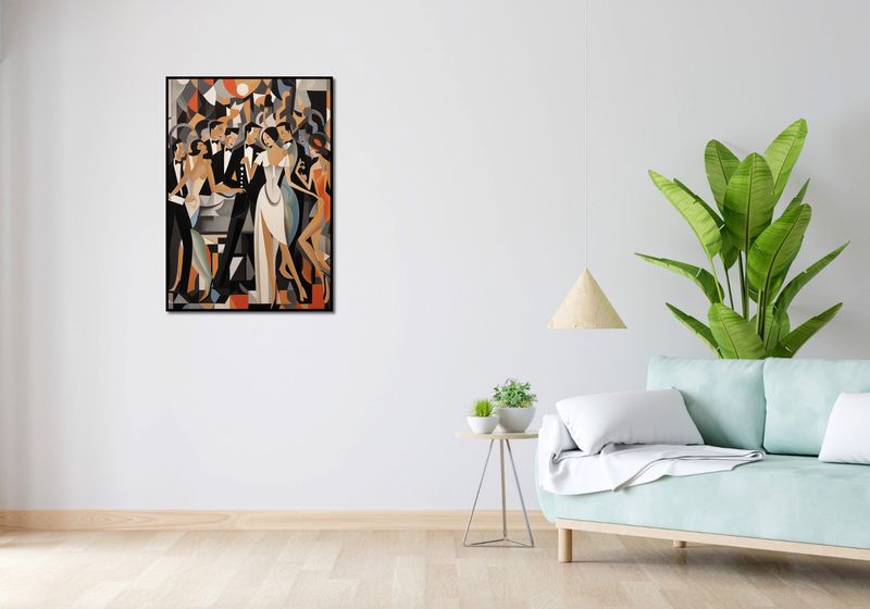 Plakat 64x90cm Bal w Art Deco zdjęcie 4
