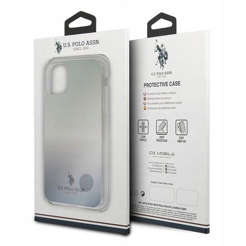 ETUI US POLO ASSN. GRADIENT PATTERN COLLECTION DLA IPHONE 11 NIEBIESKI na Arena.pl