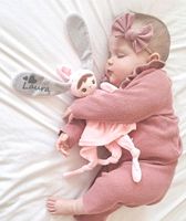 Prezent dla noworodka dziewczynki - Szmatka Przytulanka z imieniem Metoo +0