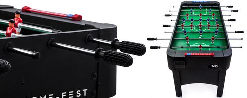 DUŻY SOLIDNY STÓŁ DO GRY PIŁKARZYKI CZARNE na Arena.pl