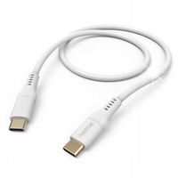 Kabel HAMA Ładujący/data Flexible USB-C - 1.5m Biały