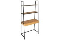 Biurko z szufladą regał na książki półki 175 cm