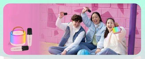 ZESTAW KARAOKE GŁOŚNIK BLUETOOTH 2 MIKROFONY USB MINI JACK NA IMPREZY na Arena.pl