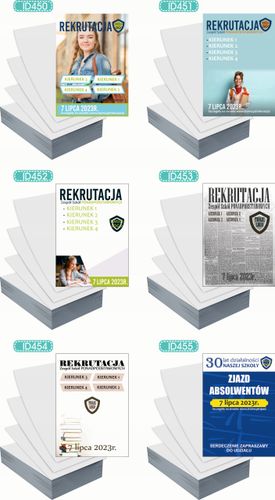 Ulotki A4 reklamowe firmowe 100szt wiele rożnych wzorów BIURO PODRÓŻY na Arena.pl