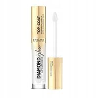 eveline diamond glow - bezbarwny top coat błyszczyk z ha 4,5 g