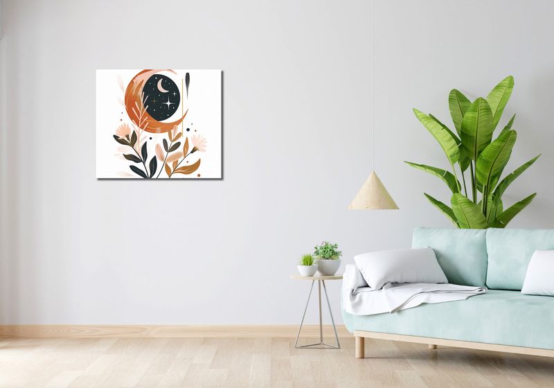 Obraz 70x60cm Siła i Księżyc zdjęcie 2