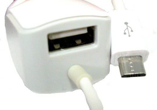 ŁADOWARKA SAMOCHODOWA 2.1A GNIAZDO USB+ WTYK MICRO zdjęcie 1