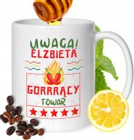 Kubek Dla Elżbiety Koleżanki Przyjaciółki Prezent Z Nadrukiem Biały 330Ml