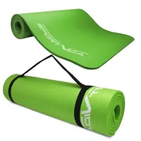 ZIELONA MATA TRENINGOWA DO ĆWICZEŃ FITNESS JOGI